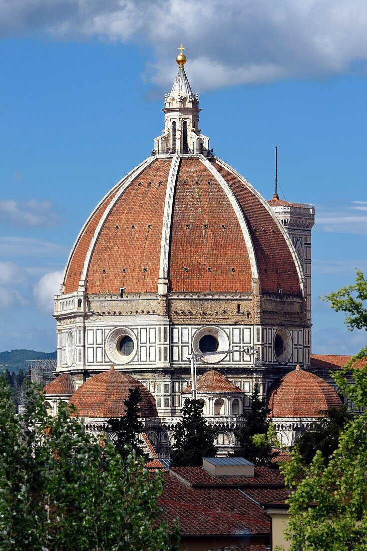 Italien, Toskana, Florenz, von der UNESCO zum Weltkulturerbe erklärt, der Dom Santa Maria del Fiore