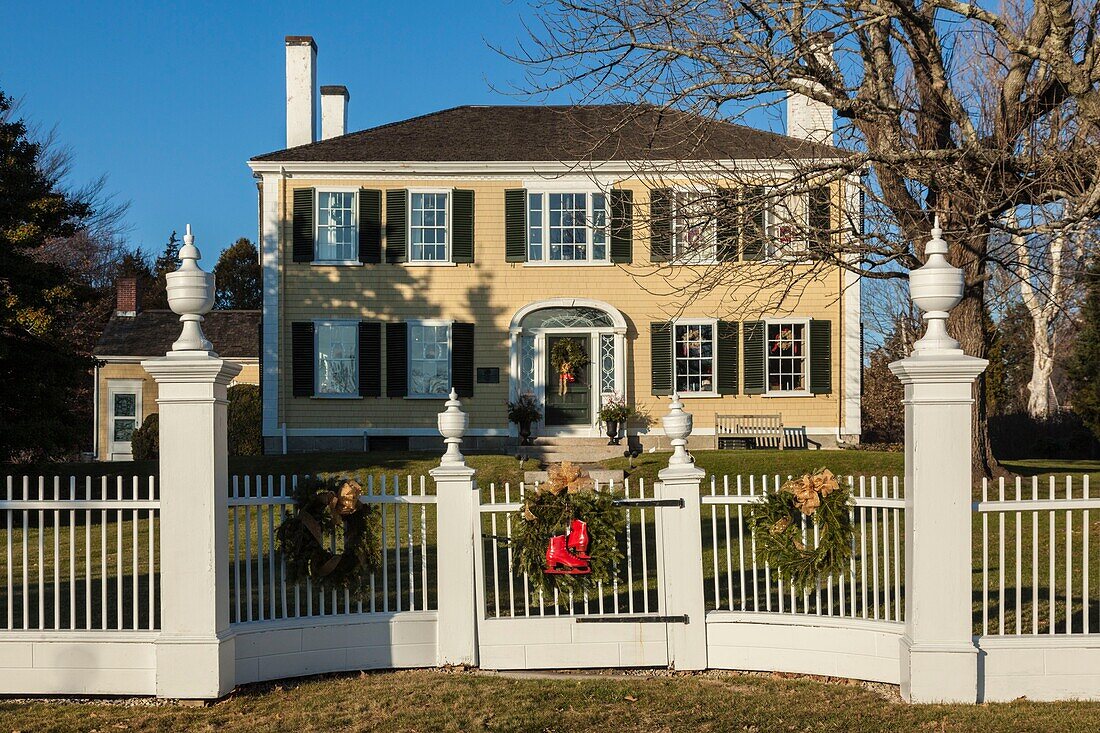 Vereinigte Staaten, Neuengland, Massachusetts, Duxbury, The King Caesar House, einst im Besitz von Ezra Weston, dem größten Reeder der USA in den 1840er Jahren