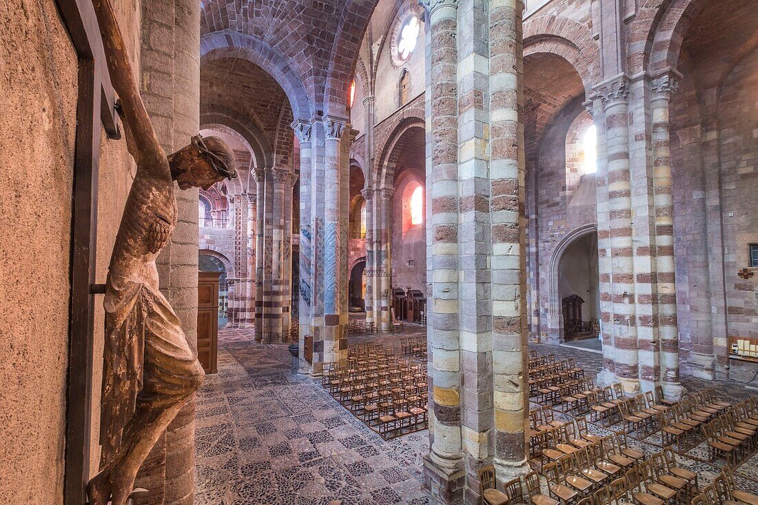 Frankreich, Haute Loire, Brioude, Basilika von Saint Julien