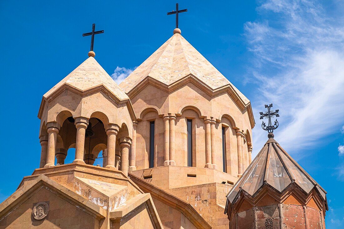 Armenien, Eriwan, die Katoghike-Kirche, eine kleine Kirche aus dem 13. Jahrhundert, eine der ältesten Kirchen der Stadt, heute in die Sainte-Anne-Kirche integriert