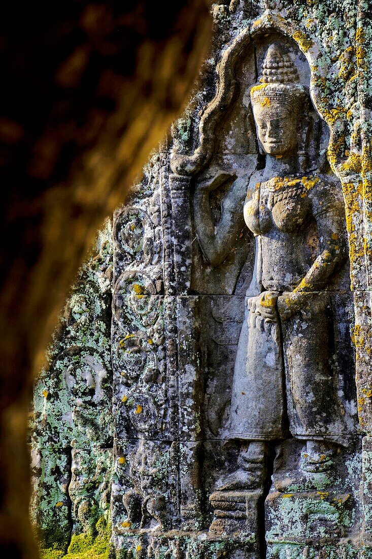 Kambodscha, Angkor auf der Welterbeliste der UNESCO, Preah Khan von Angkor, erbaut 1191 von König Jayavarman VII