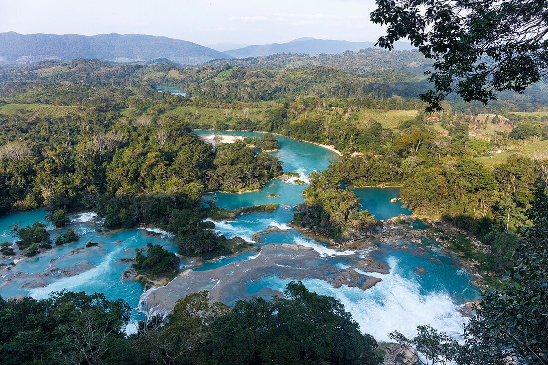 Mexico, Chiapas state, Las Nubes, Santo Domingo river