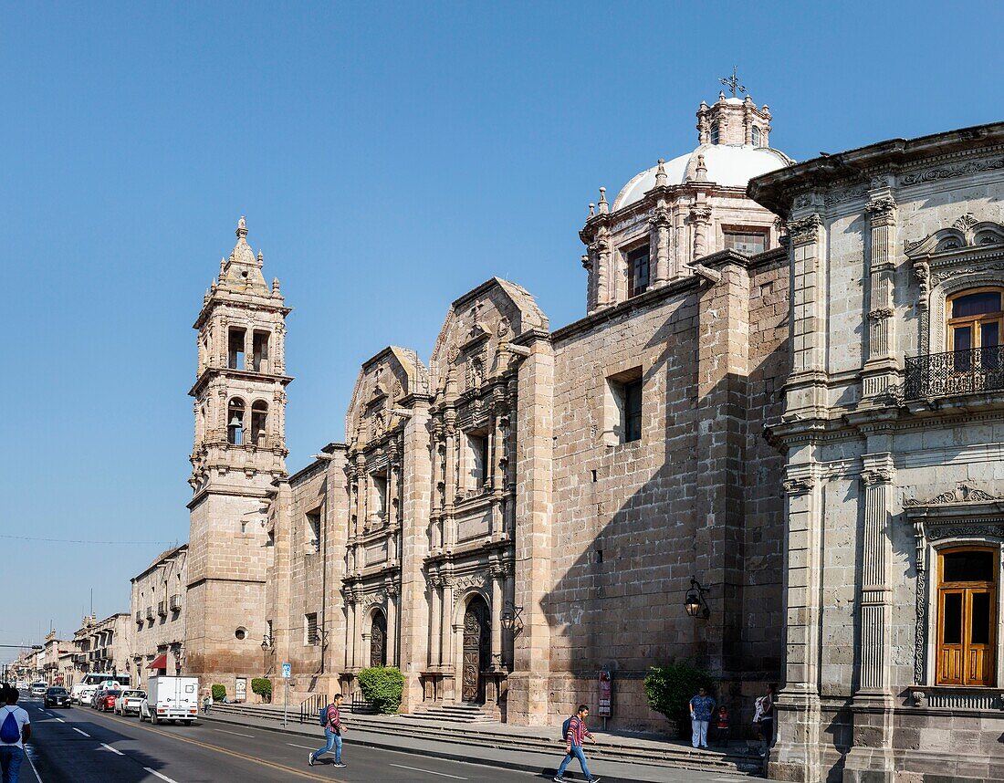 Mexiko, Bundesstaat Michoacan, Morelia, Historisches Zentrum von Morelia, von der UNESCO zum Weltkulturerbe erklärt, Kirche Las Monjas