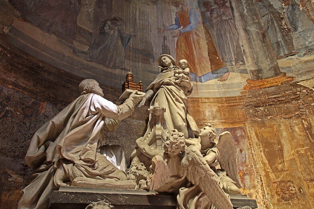 France, Pas de Calais, Boulogne sur Mer, Interior of the Notre Dame de l'Immaculee Conception Basilica of Boulogne sur Mer