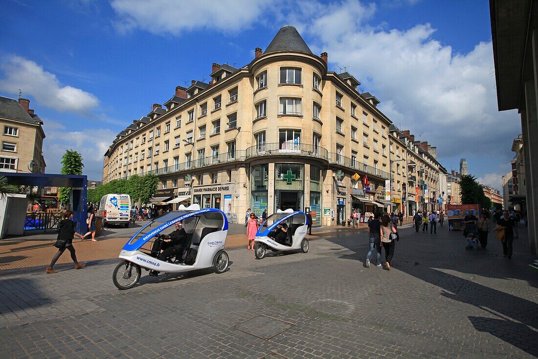 France, Somme, Amiens, Place Gambetta in Amiens