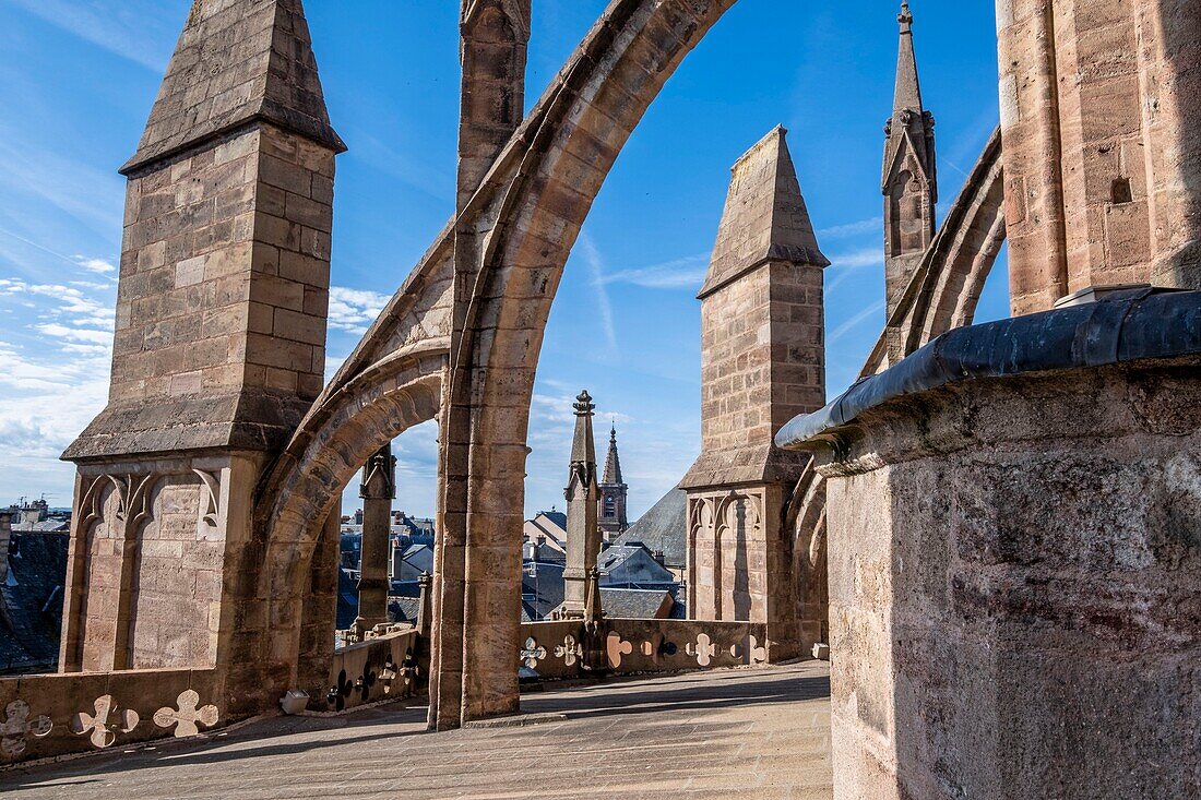 Frankreich, Aveyron, Rodez, die Planetes der Kathedrale aus dem 13. und 16.