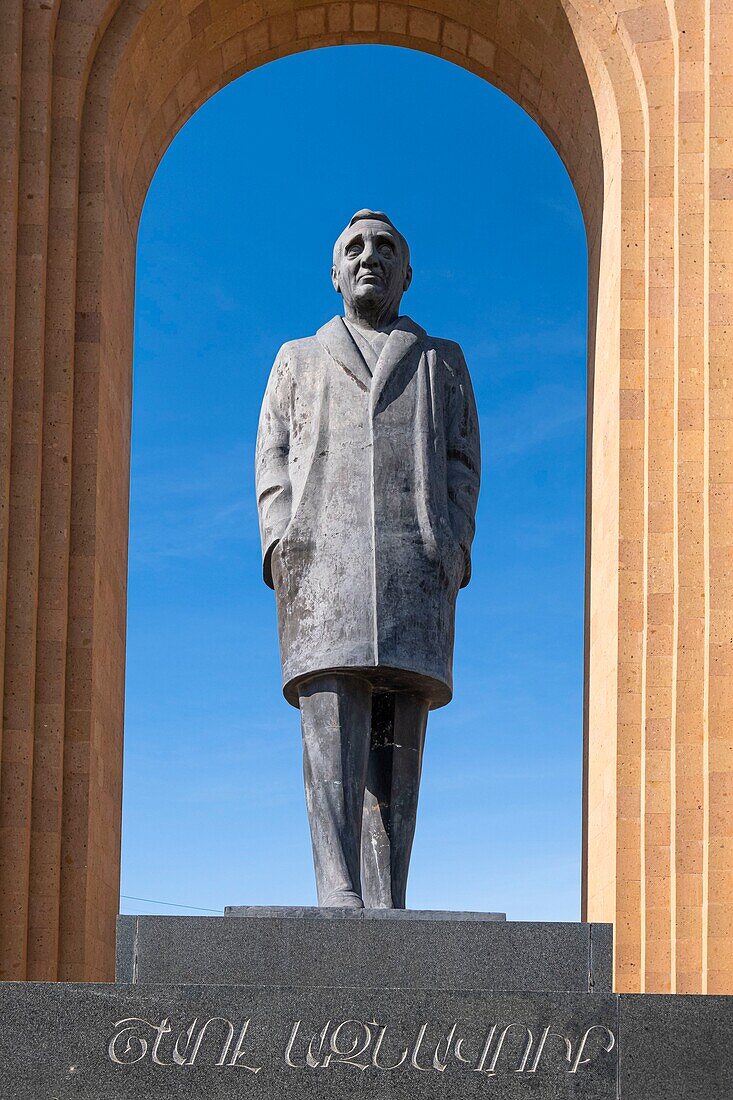 Armenien, Region Schirak, Gjumri, historisches Viertel oder Kumayri, Charles-Aznavour-Platz