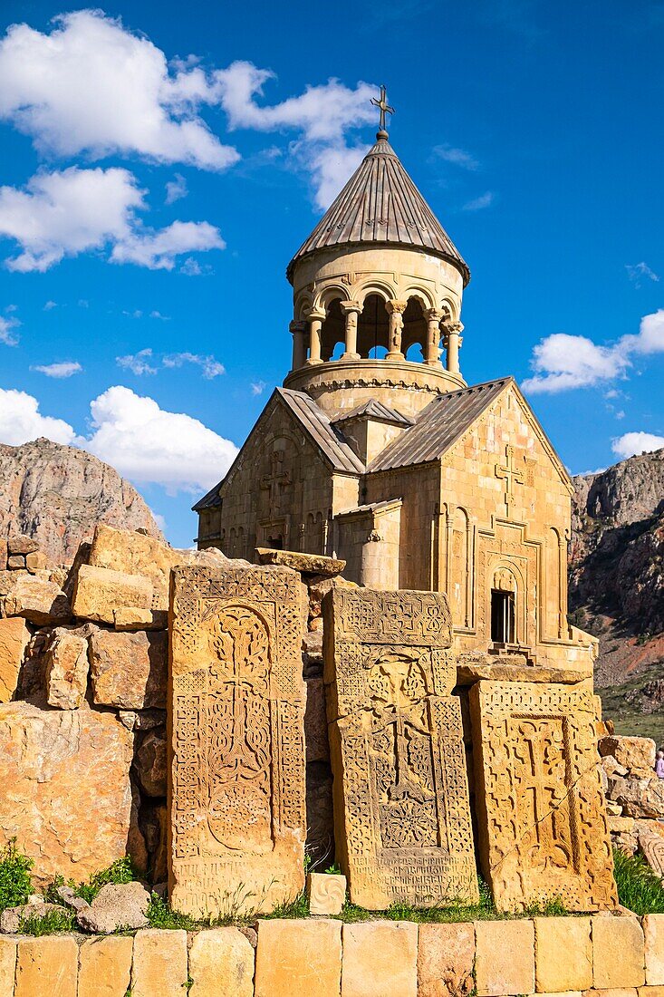 Armenia, Vayots Dzor region, surroundings of Yeghegnadzor, Amaghou valley, Noravank monastery, 14th century Surb Astvatsatsin church (Holy Mother of God)