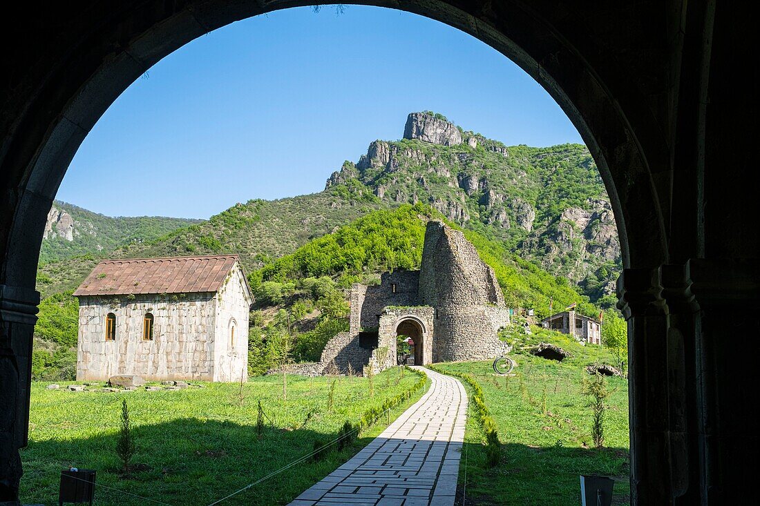 Armenia, Lorri region, Akhtala monastery, 10th-century fortified monastery