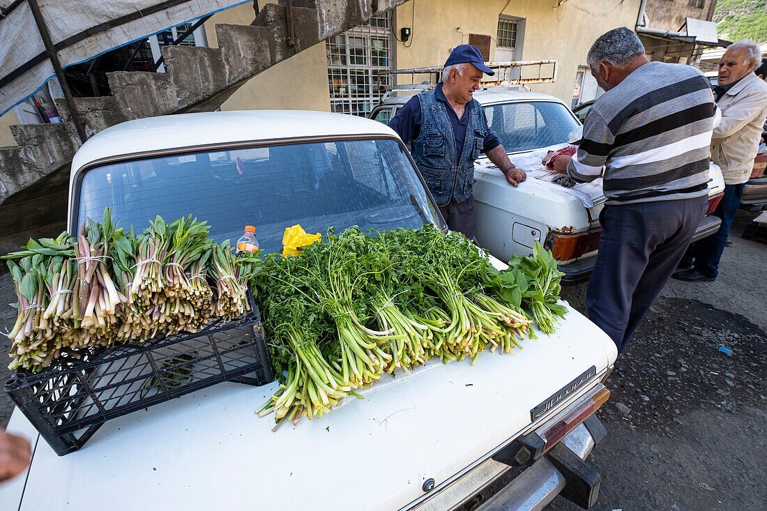 Armenien, Region Lorri, Debed-Tal, Alaverdi, täglicher Markt