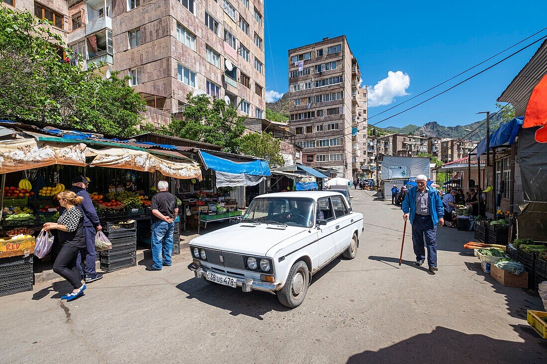 Armenien, Region Lorri, Debed-Tal, Alaverdi, täglicher Markt