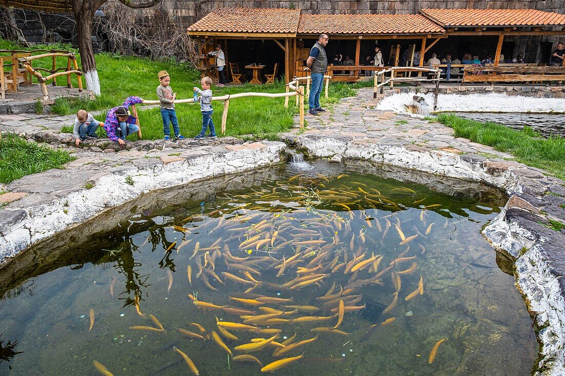 Armenia, Shirak region, Gyumri, Cherkezi Dzor fish restaurant