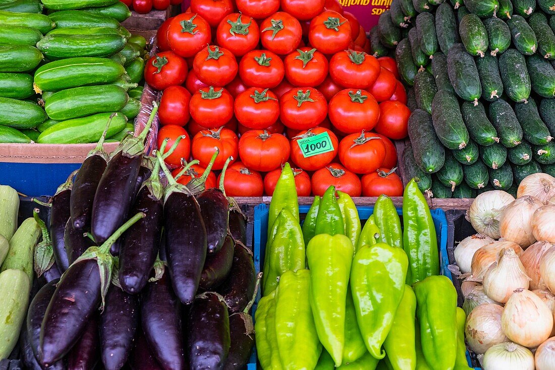 Armenia, Shirak region, Gyumri, historic district or Kumayri, the market