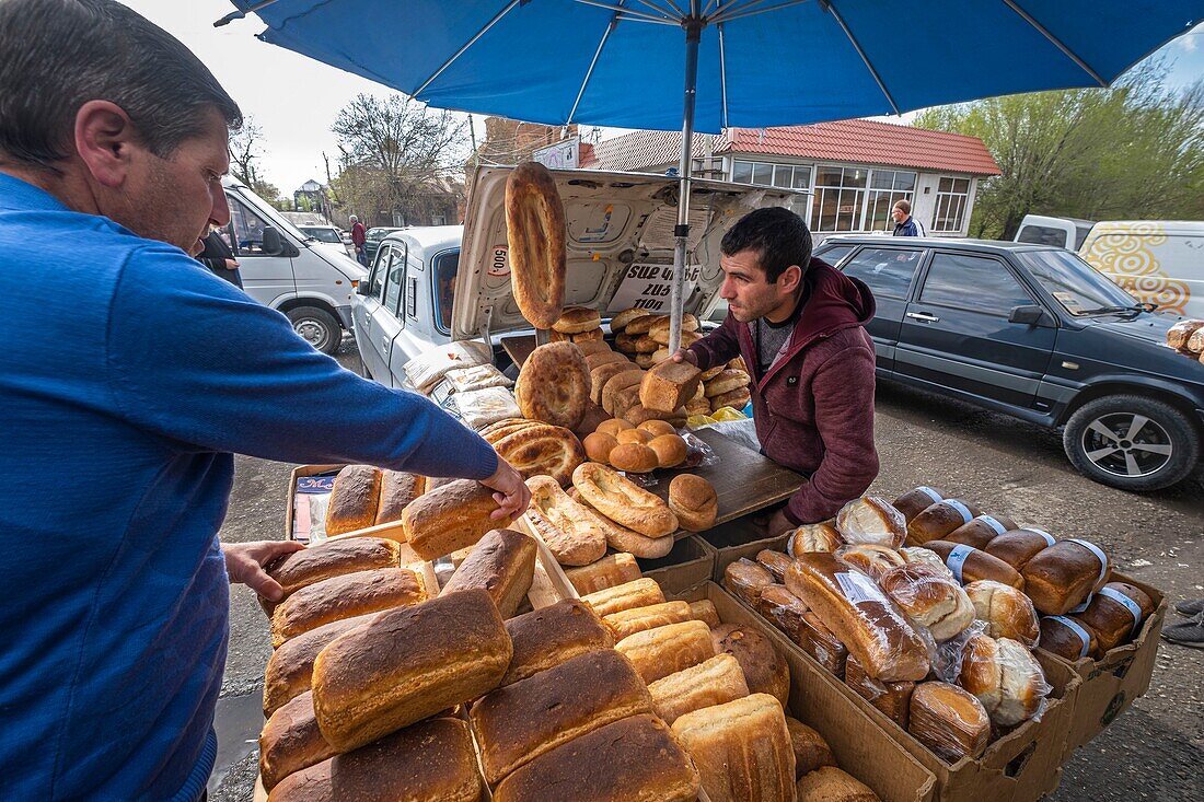 Armenia, Shirak region, Gyumri, historic district or Kumayri, the market