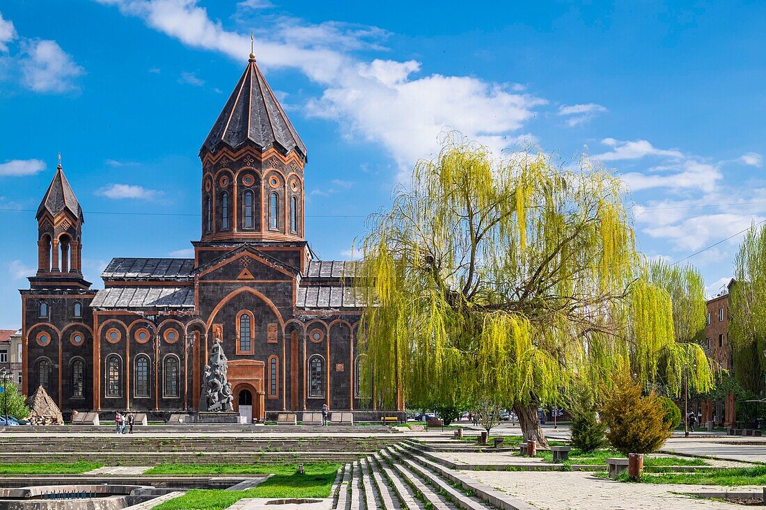 Armenia, Shirak region, Gyumri, historic district or Kumayri, All Saviors or Surp Amenaprkich church