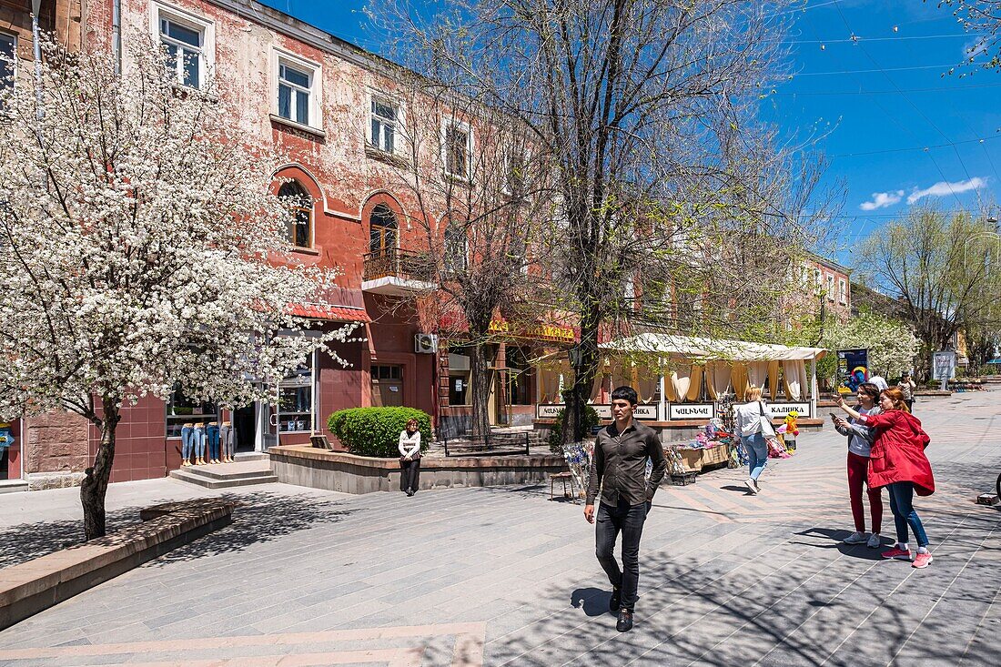 Armenia, Shirak region, Gyumri, historic district or Kumayri, Ryzhkov street