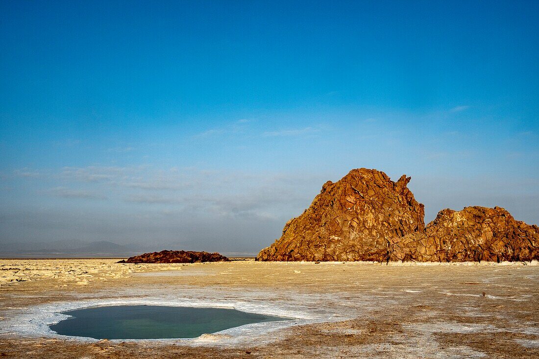 Äthiopien, Afar-Regionalstaat, Danakil-Senke, Umgebung des Karoum-Sees