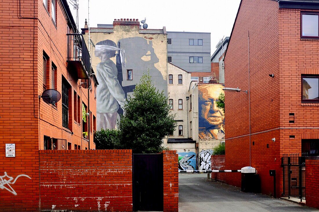 Vereinigtes Königreich, Manchester, Northern Quarter, Straßenkunst