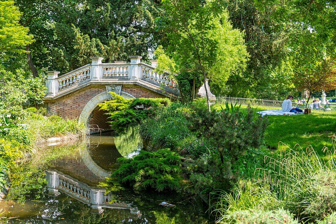 France, Paris, the Parc Monceau