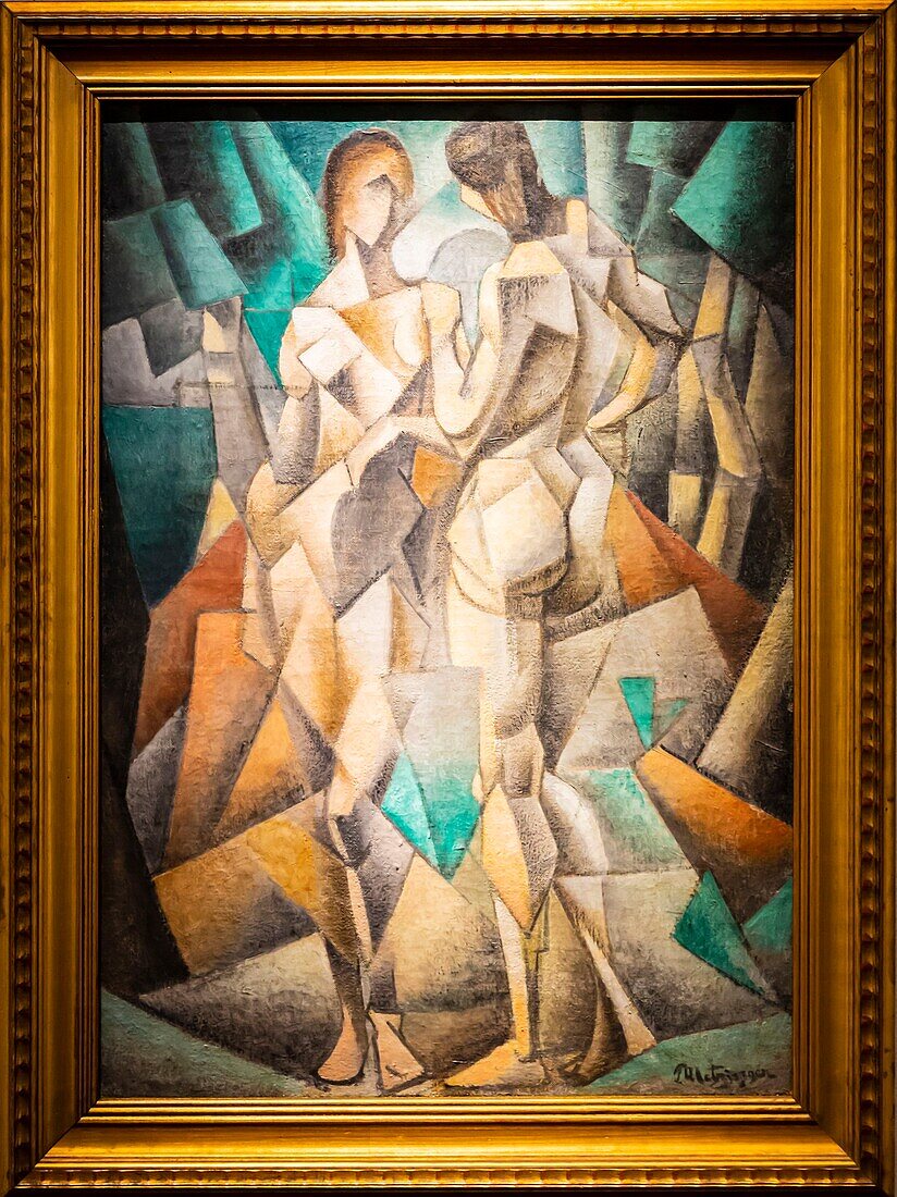 Sweden, Vastra Gotaland, Goteborg (Gothenburg), the Beaux-Arts museum, Two Women of Jean Metzinger