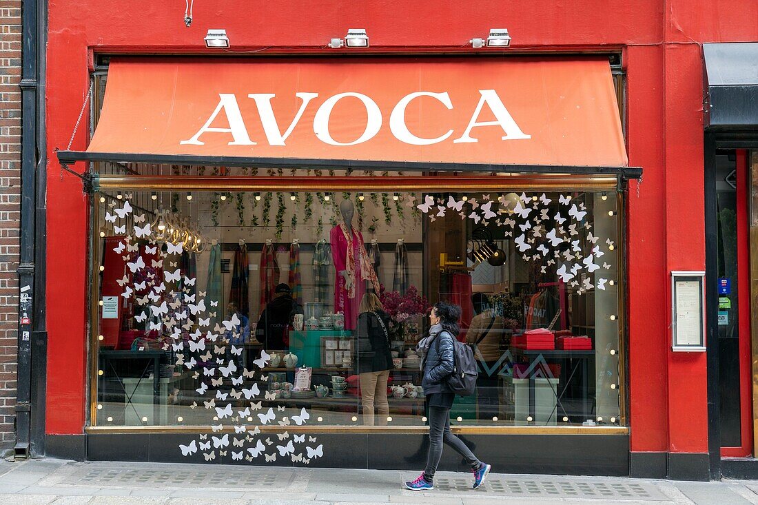 Irland, Dublin, Suffolk Street, Avoca Shop und Cafe