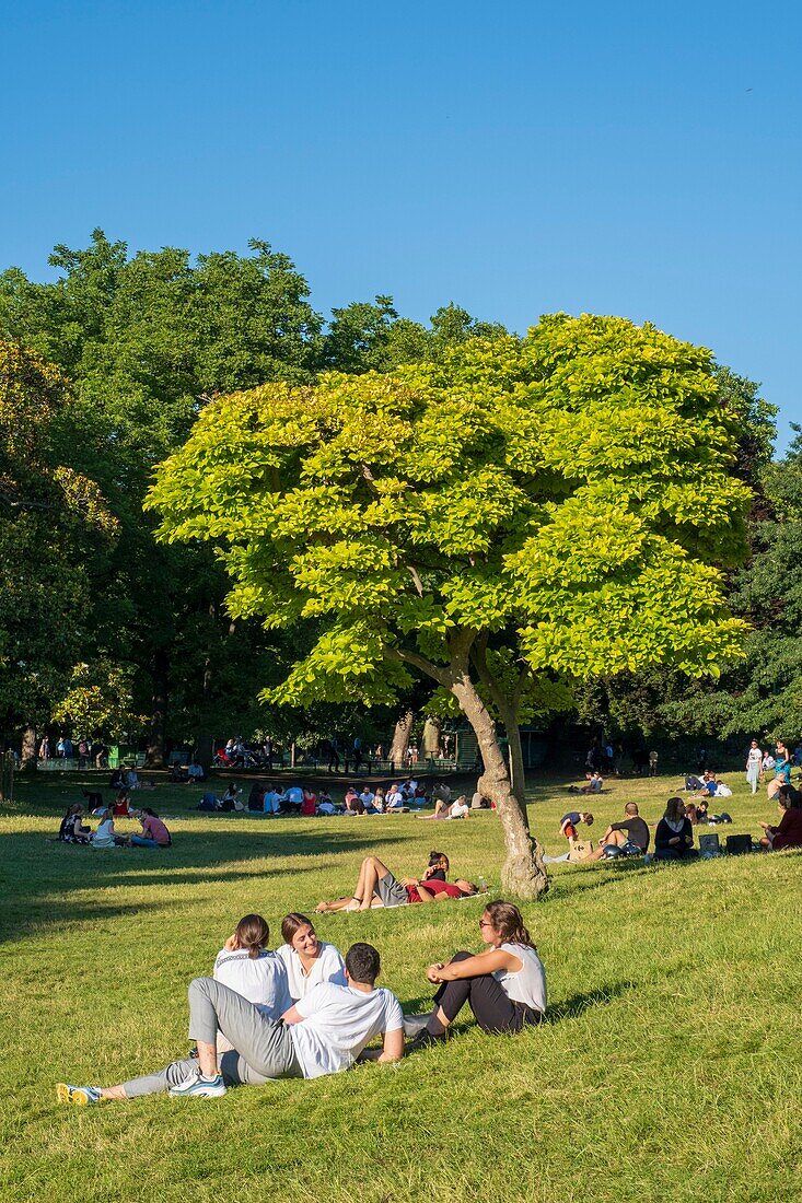 France, Paris, the Parc Monceau