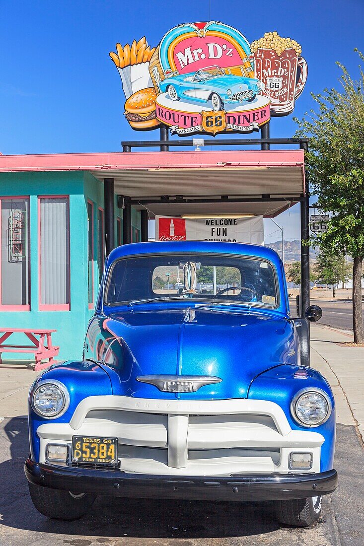 United States, Arizona, Route 66, Holbrook, Mr. D'z Route 66 Diner restaurant