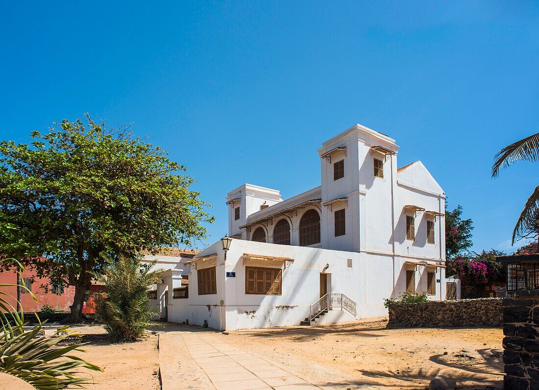 Senegal, Dakar, Goree Island, UNESCO World Heritage Site, Castel street