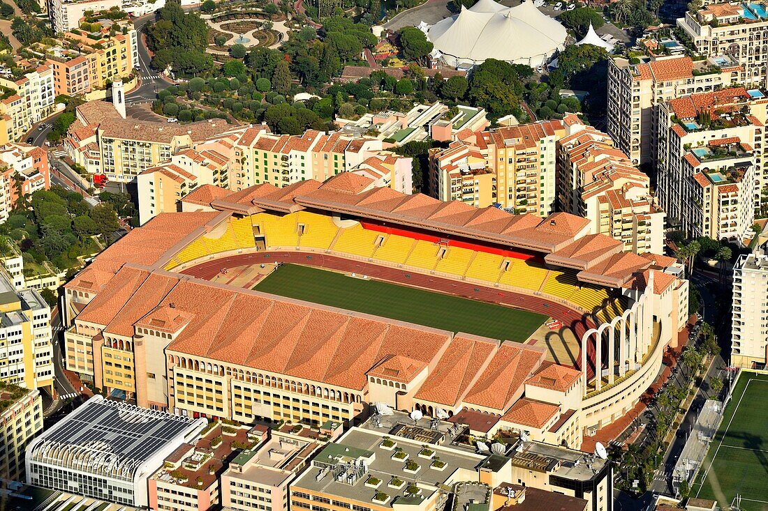 Fürstentum Monaco, Monaco, The Rock, Das Fußballstadion Louis II