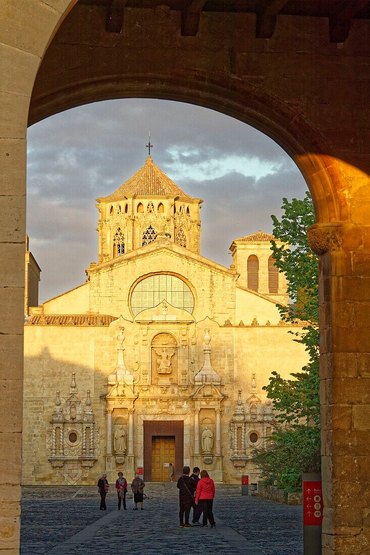 Spain, Catalonia, Tarragona Province, Conca de Barbera comarca, Vimbodi, La ruta del Cister, Monastery Santa Maria de Poblet, listed as World Heritage by UNESCO