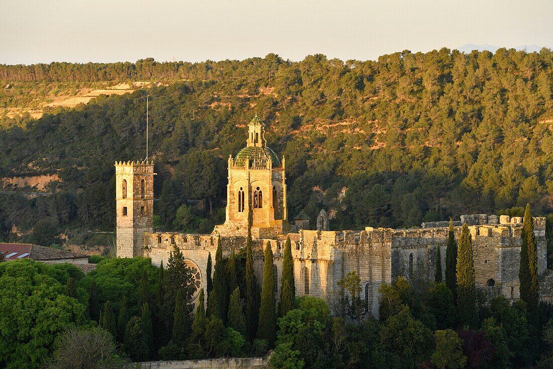 Spain, Catalonia, Tarragona Province, Alt Camp comarca, La ruta del Cister, Aiguamurcia, monastery of Santes Creus