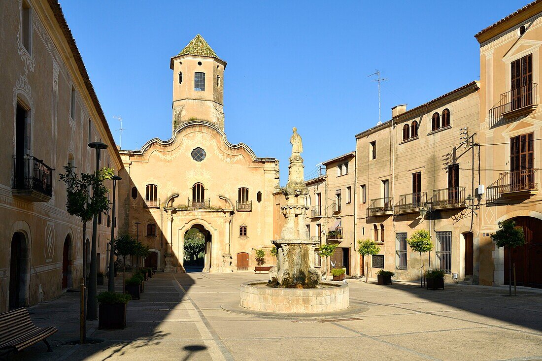 Spain, Catalonia, Tarragona Province, Alt Camp comarca, La ruta del Cister, Aiguamurcia, monastery of Santes Creus