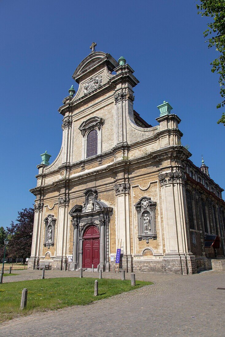 Belgien, Ostflandern, Gent, kleiner Beginenhof Notre-Dame-ter-Hoyen (UNESCO-Weltkulturerbe), Kirche aus dem Jahr 1658