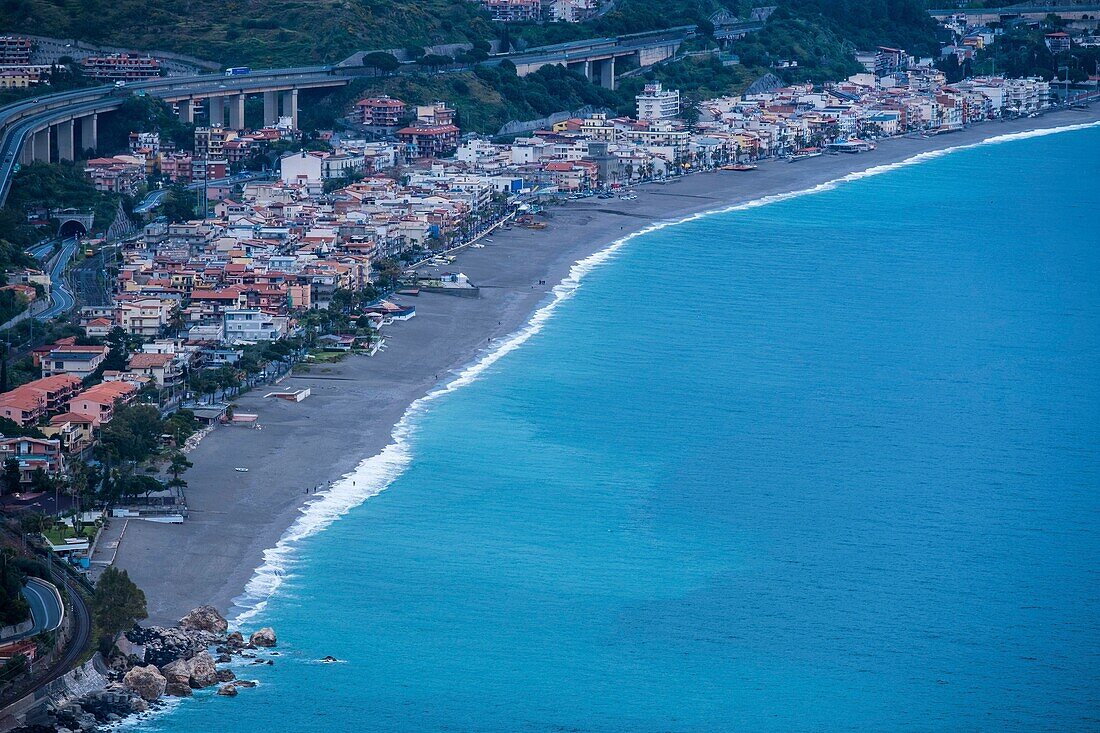 Italy, Sicily, Taormina beach