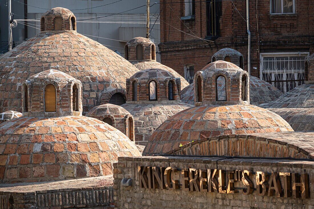 Georgia, Tbilisi, Old Tbilisi or Dzveli Kalaki, Abanotubani district or district of the sulfur baths