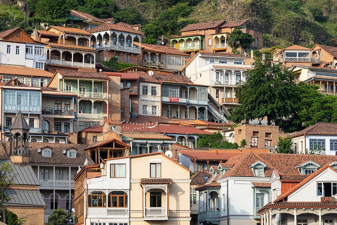 Georgia, Tbilisi, Old Tbilisi or Dzveli Kalaki, traditional architecture