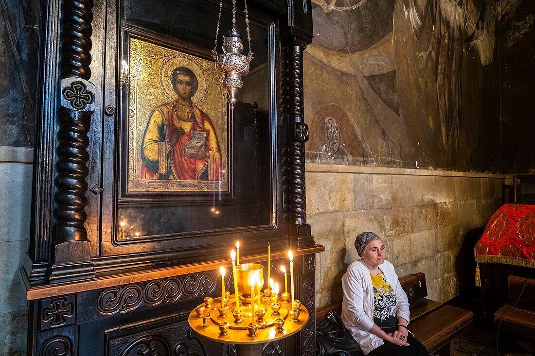 Georgien, Tbilissi, Alt-Tbilissi oder Dzveli Kalaki, orthodoxe Sioni-Kathedrale der Entschlafung