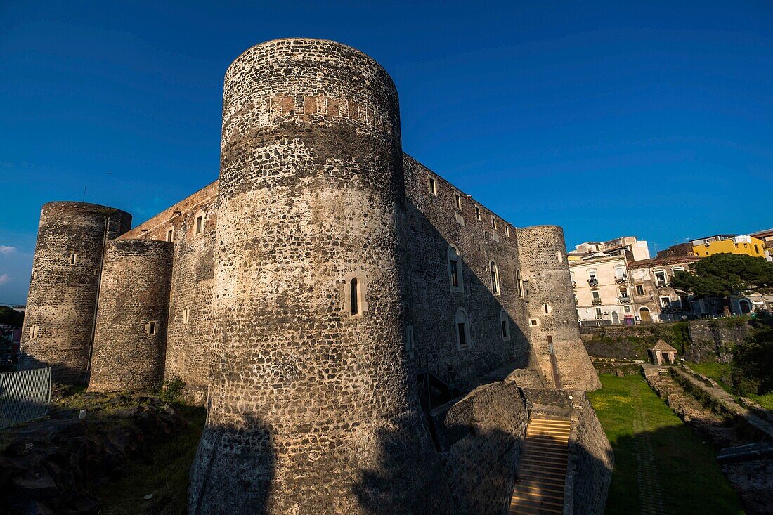 Italien, Sizilien, Catane, Burg Ursino, aus dem 13.