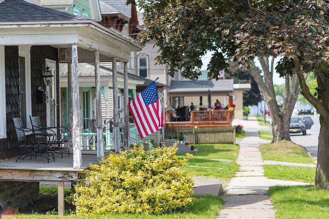 United States, New York State, Clayton Village on Lake Ontario, Marie Street