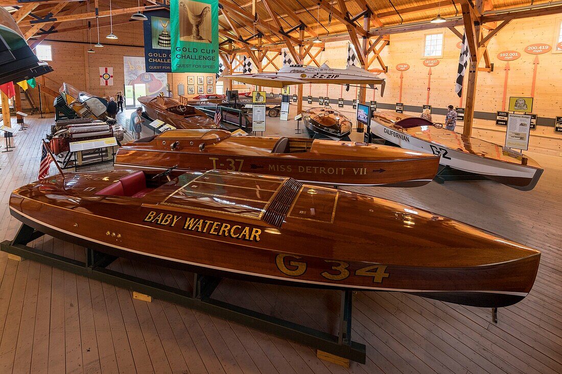 United States, New York State, Clayton Village on Lake Ontario, Antique Boat Museum