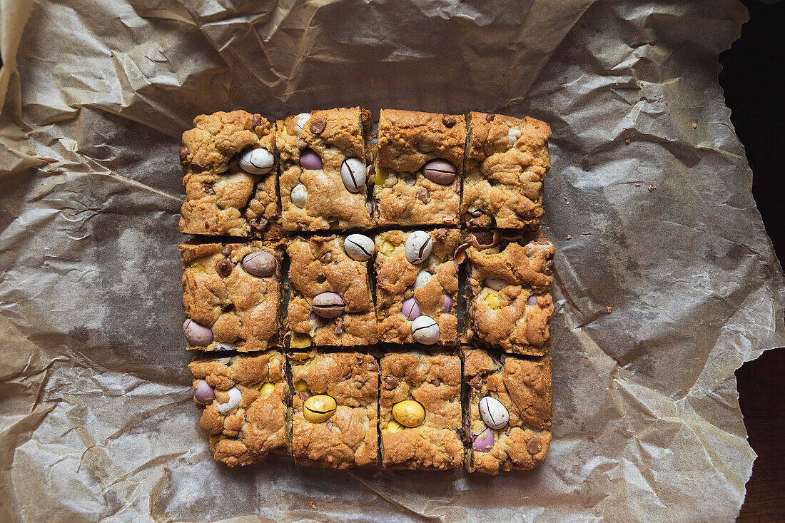 Mini-Schokoladen-Eierkeks-Riegel