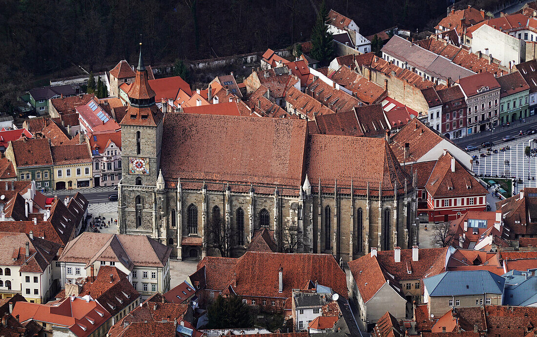 The Black Church of Brasov, Transylvania, Romania, Europe