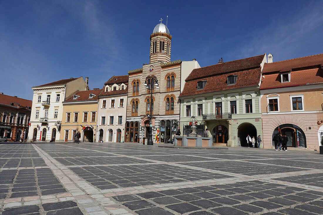 Rathausplatz, Kronstadt, Transsilvanien, Rumänien, Europa