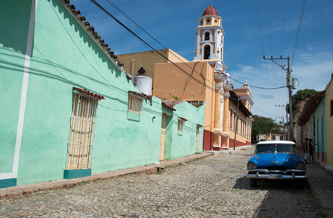 Back street, Trinidad, Sancti Spiritus province, Cuba, West Indies, Caribbean, Central America