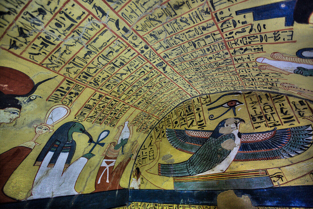 Tomb of Pashedu, TT3, Deir el-Medina Tombs (Worker Tombs), Thebes, UNESCO World Heritage Site, Luxor, Egypt, North Africa, Africa