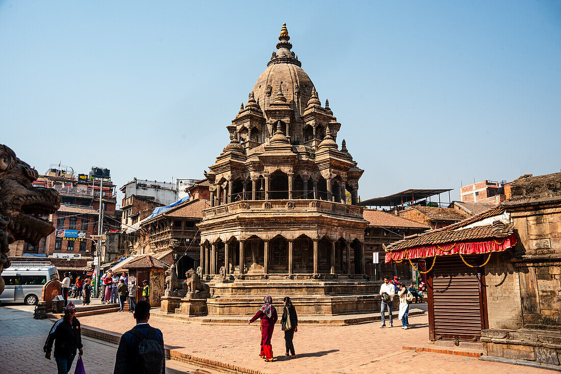 Chyasin Dega am Patan Durbar Square, UNESCO-Weltkulturerbe, Lalitpur, Kathmandu, Nepal, Asien