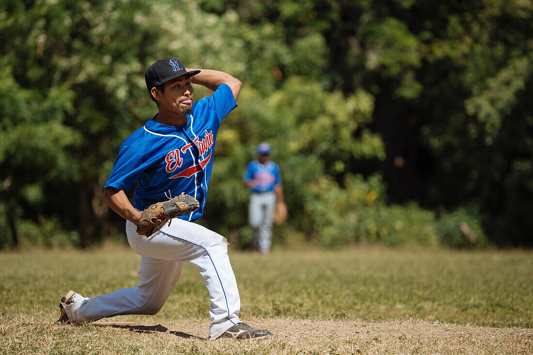 Baseball game near Escameca, Rivas, Nicaragua, Central America