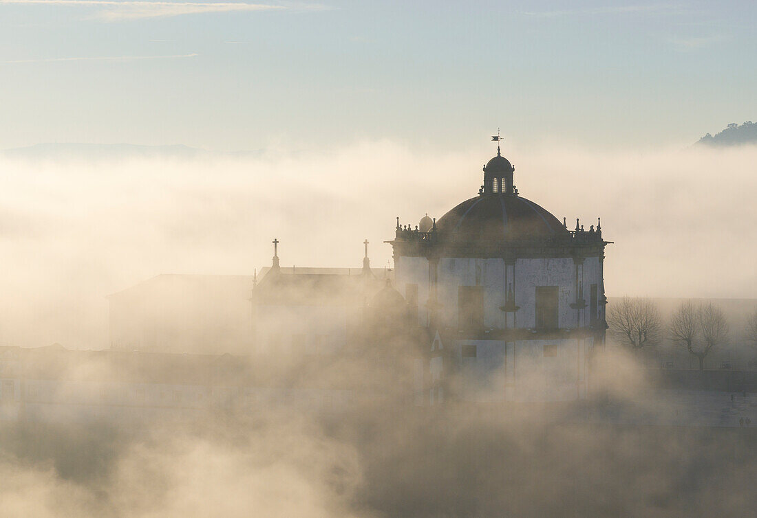 Luftaufnahme von Porto in der Morgendämmerung, Porto, Norte, Portugal, Europa