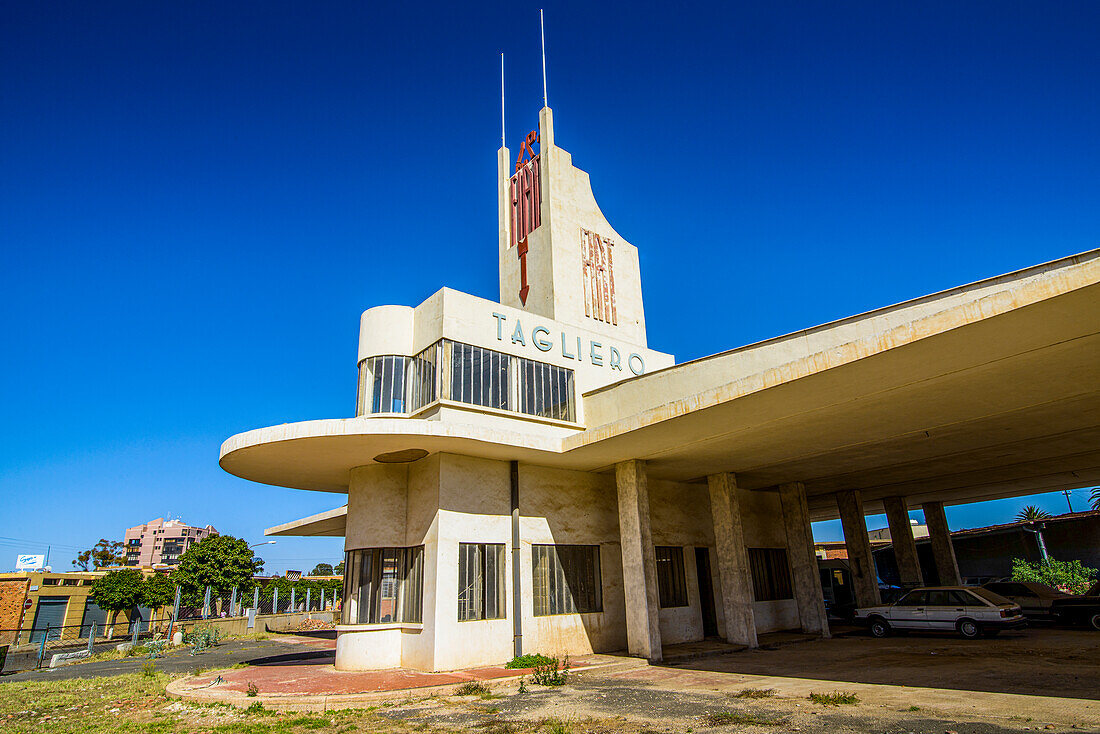 Fiat Tagliero Building, Asmara, Eritrea, Africa