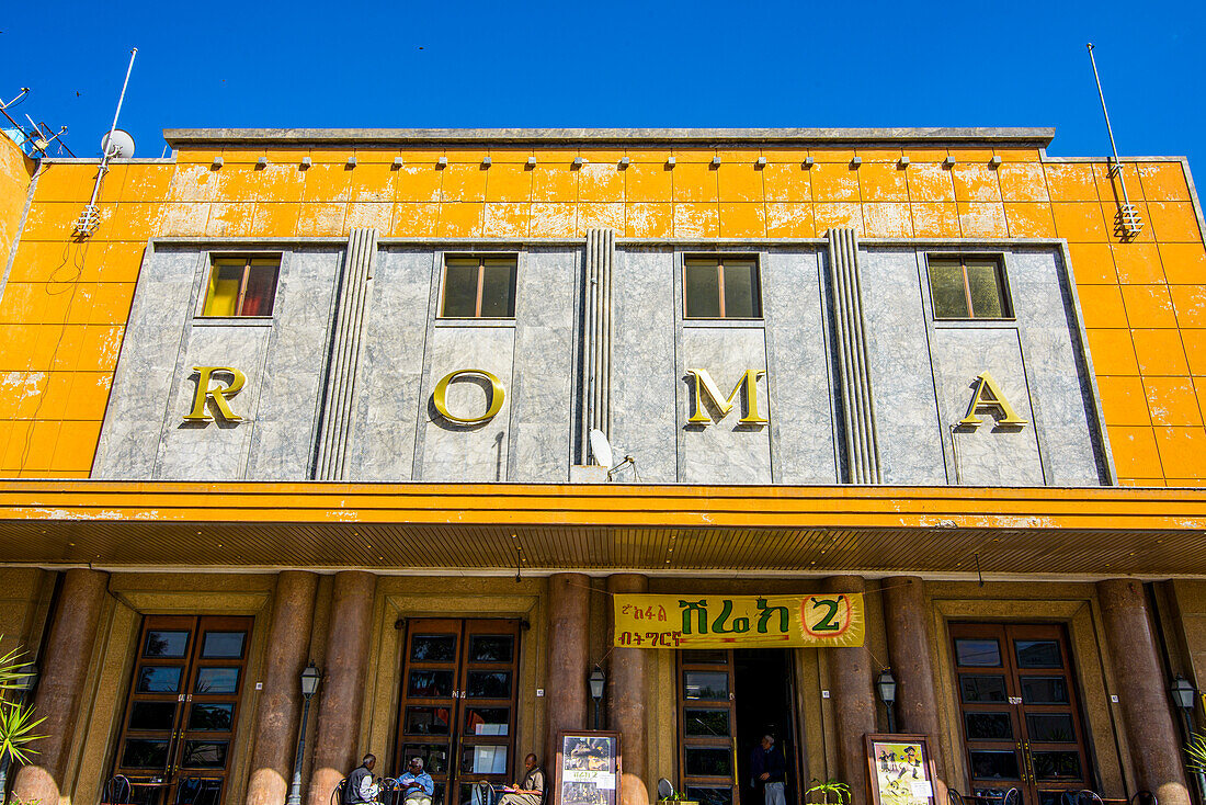 Italienisches Kino Roma, Asmara, Eritrea, Afrika